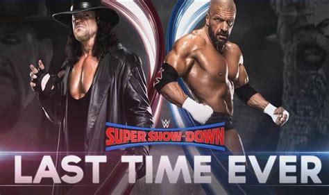 WWE Super Show Down 2018: Undertaker vs Triple H ‘Last Time Ever’ Match Set to be a Blockbuster ...