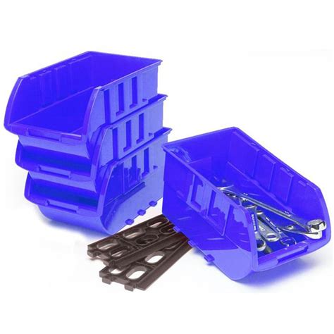 Industrial Warehouse Stackable Plastic Parts Storage Boxes Bins