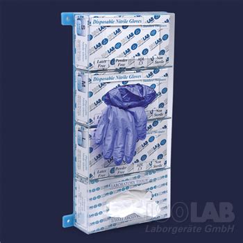 ISOLAB | DISPENSER BOX FOR NITRILE GLOVE BOXES - ISOLAB Laborgeräte GmbH