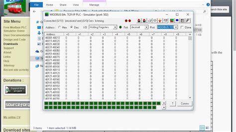 Rapid SCADA. Modbus simulator installation - YouTube