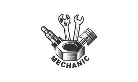 Mechanic Logo Vintage Vector Design | ubicaciondepersonas.cdmx.gob.mx