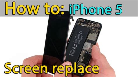 iPhone 5 screen replacement - YouTube