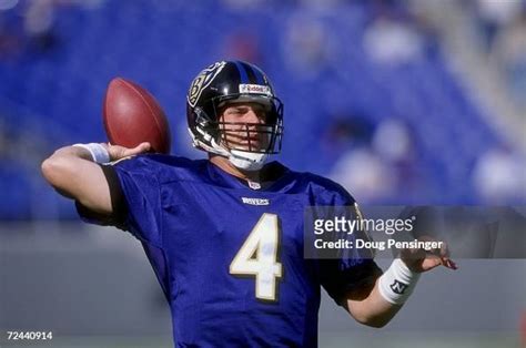 Quarterback Jim Harbaugh of the Baltimore Ravens in action during the ...