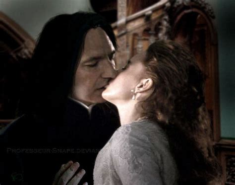 Severus and Hermione. The first kiss. by Sauvage-Art Severus Snape Kiss, Severus Snape Hermione ...