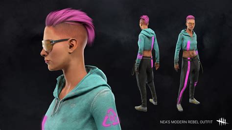 New Nea "neon nights" skin is a repeated theme — Dead By Daylight