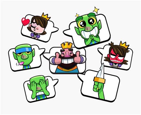 Clash Royale Goblin Emotes Clipart , Png Download - Clash Royale Emotes ...