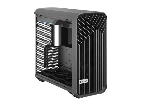 Fractal Design Torrent Gray E-ATX Tempered Glass Window High-Airflow Mid Tower Computer Case ...