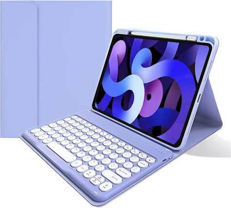 kaitesi Keyboard Case for iPad 10.2" 9th 8th 7th Generation, Round Key ...