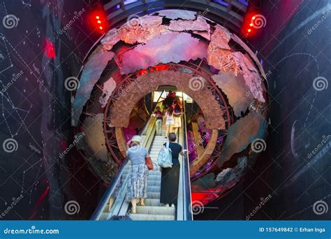 London, England - August 22, 2019 - Dinosaur Exhibition in London S Natural History Museum in ...