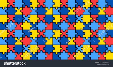 2,350 Autism Puzzle Pattern Images, Stock Photos, 3D objects, & Vectors | Shutterstock