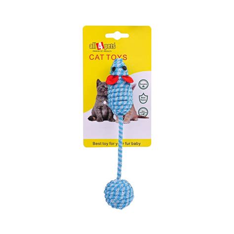 Rope Toy Mouse Shape | Best Quality Cat Toys | Buy Online | All4pets