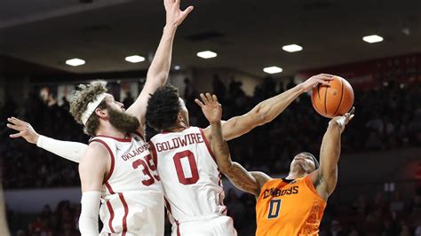 OU vs. Oklahoma State men's basketball photos