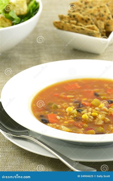 Black bean and corn soup stock image. Image of black - 24904625