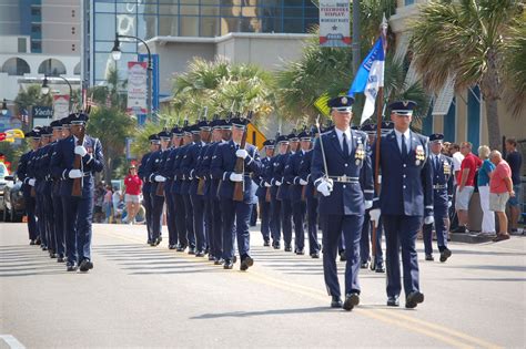 U.S. Air Force Honor Guard Parade Flight