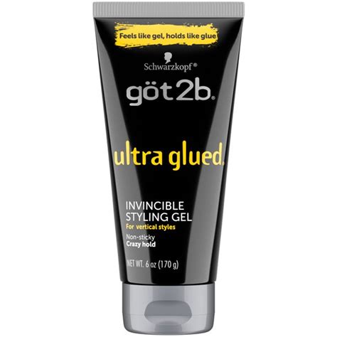 Got2b Ultra Glued Invincible Styling Hair Gel, 6 oz - Walmart.com ...