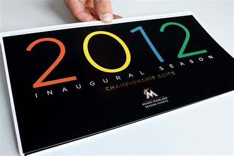 Miami Marlins Inaugural Season Tickets on Behance