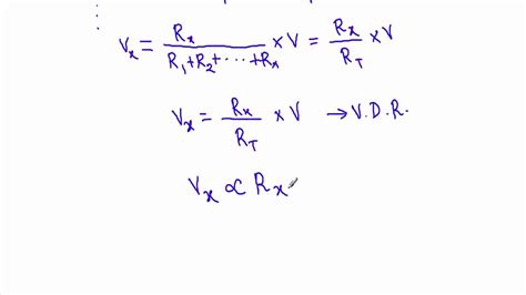 Voltage Divider Rule : Theory and Example - YouTube