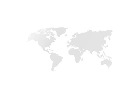 Vector. Gray world map. Isolated on white background. World map . Flat ...