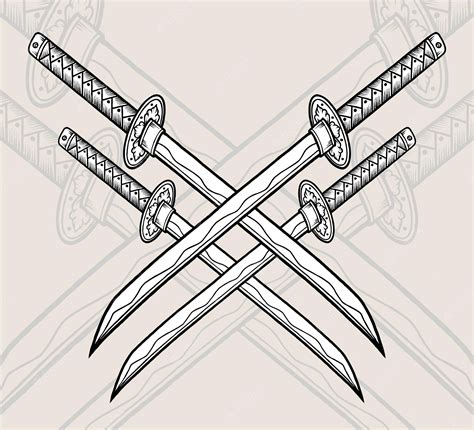 Premium Vector | Vintage Katana Sword