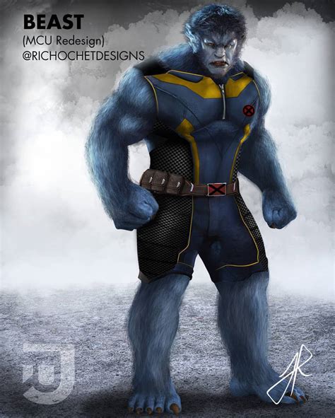 MCU X-Men Beast Fanart by RichochetDesigns by TytorTheBarbarian on ...