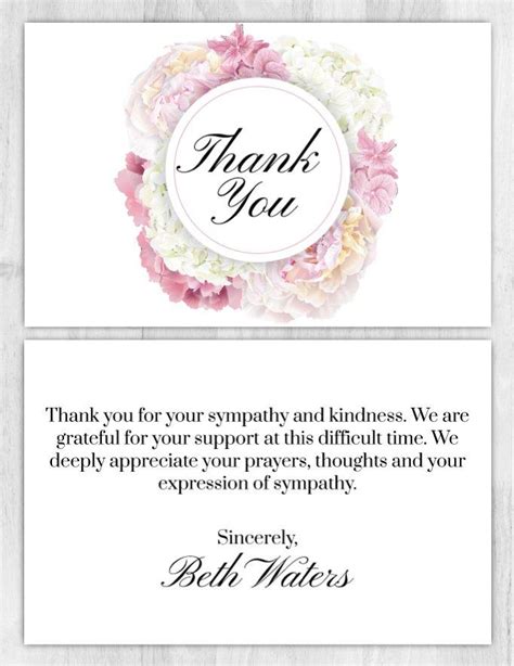 Thank You Card - 1004 - DisciplePress - Memorial & Funeral Printing