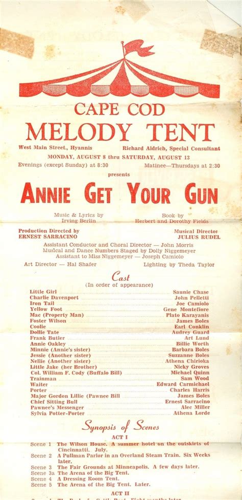 Cape Cod Melody Tent @ Mass History