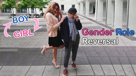 Gender Role Reversal - Boys and Girls Swap Their Clothes