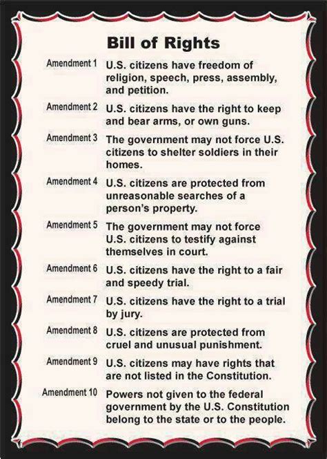 Constitution Amendments 1 - 10 | Sayings | Pinterest | Homeschool and School