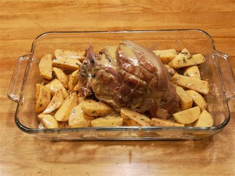 Smoked Ham Hock with Roast Potatoes – The Zen Gourmand