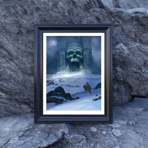 He-man Print Castle Grayskull Poster 80s Cartoons Art Print 80s Gift Masters of the Universe ...