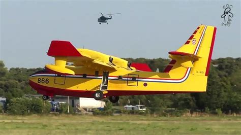 The Bombardier 415 (Canadair CL-415) Water Bomber -Takeoff from Split ...