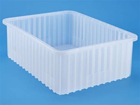 Divider Box - 20 x 15 x 8", Clear S-19499 | Divider, Storage spaces ...