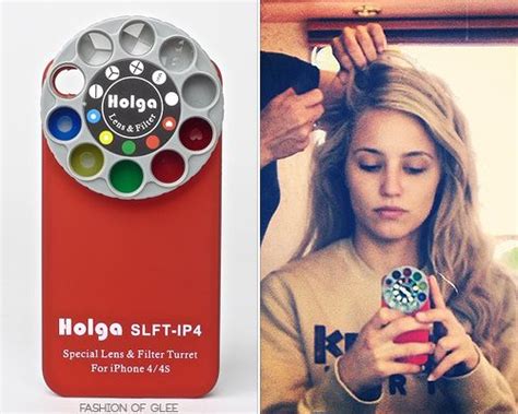 Glee Star Diana Agron and her favourite Holga iPhone accessory! http://shop.holgadirect.com ...