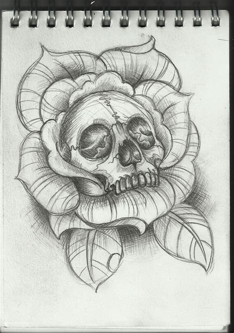 Skull Tattoo Design by Frosttattoo on DeviantArt