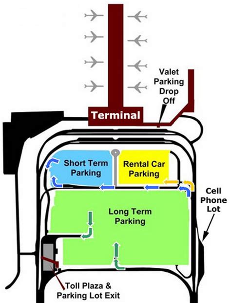 Airport Parking Map - colorado-springs-airport-parking-map.jpg