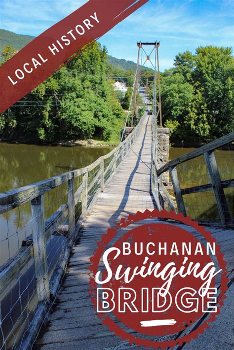 Local History: Buchanan's Swinging Bridge | Swinging bridge, Virginia ...