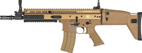 FN SCAR-L Tan AEG airsoft 6mm ABS avec batterie et chargeur 1,3 Joules