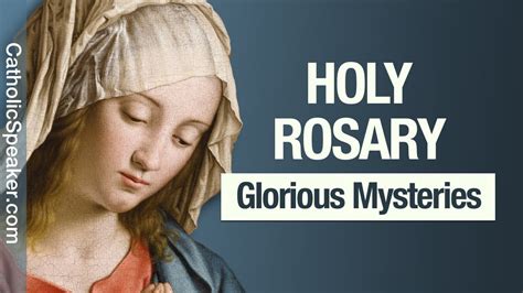 HOLY ROSARY - Glorious Mysteries (Sunday & Wednesday) - YouTube