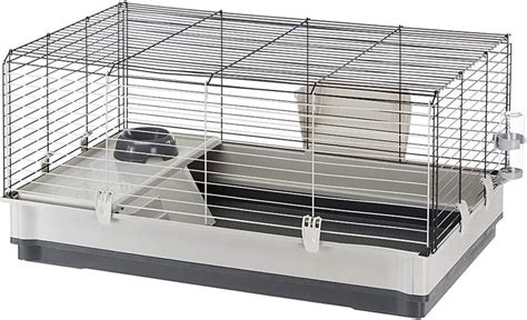 Amazon.com : Ferplast Cage for Rabbits Guinea Pigs with Large Living ...