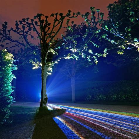 HANNOVER Herrenhäuser Gärten Hanover, Royal gardens germany Lichtinstallation im Großen Garten ...