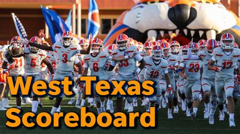 2018 West Texas High School Football Scoreboard