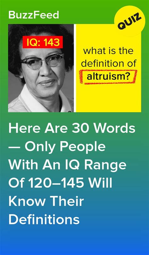 Only people with an iq range of 120 145 can pass this vocabulary quiz – Artofit