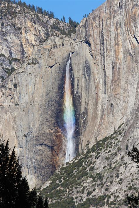 Rainbow Yosemite Falls [3456x5184] | Yosemite falls, Most visited ...