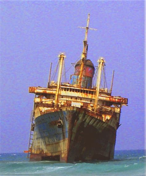 Ocean Superliners: SS America Wreck Part 2: Some shots of one of the more amazing ship wrecks ...