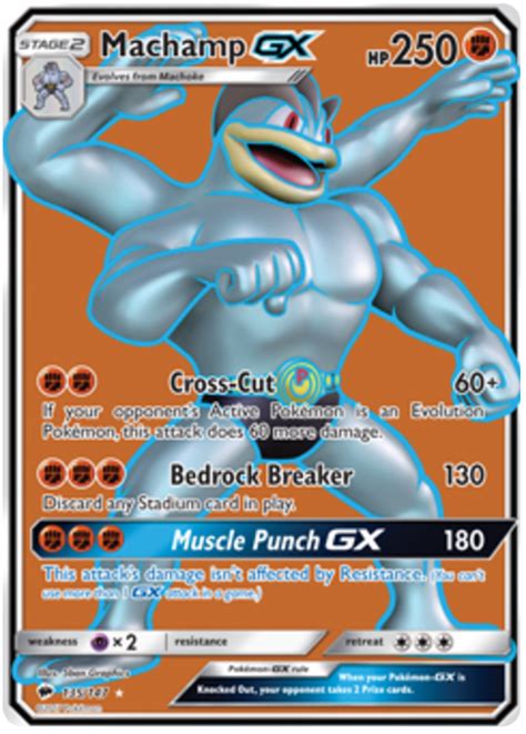 Machamp GX - Burning Shadows #135 Pokemon Card