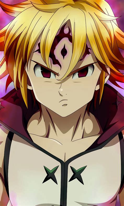 Download wallpaper 1280x2120 angry, anime boy, meliodas, iphone 6 plus ...