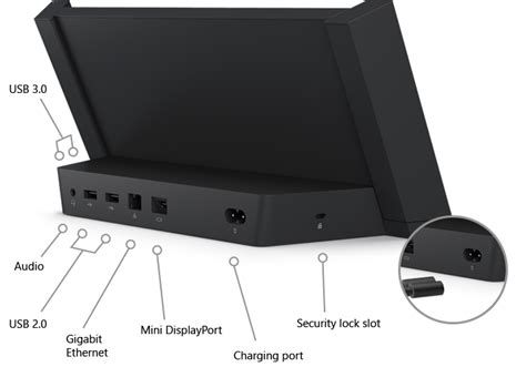 Docking stations for Microsoft Surface Pro and Surface 3