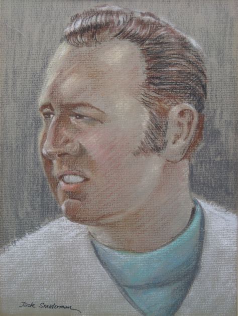 Lot Detail - Billy Casper Original Signed Pencil/Chalk PGA Tour Portrait by Jack Sneiderman ...