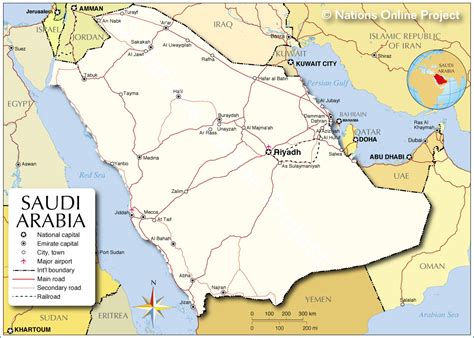 Arábia Saudita | Mapas Geográficos da Arábia Saudita - Enciclopédia Global™