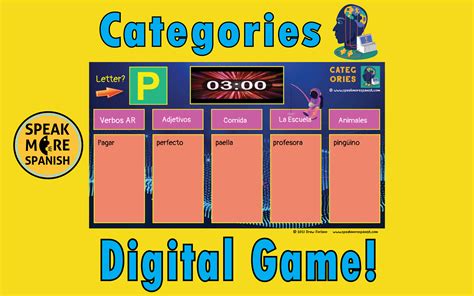 Free Spanish distance learning games — Speak More Spanish